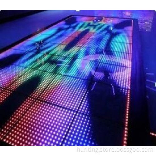 Indoor P10 full color Acrylic glass LED dance floor screen made in China/ shenzhen factory H xxx video LED billboard/LED screen